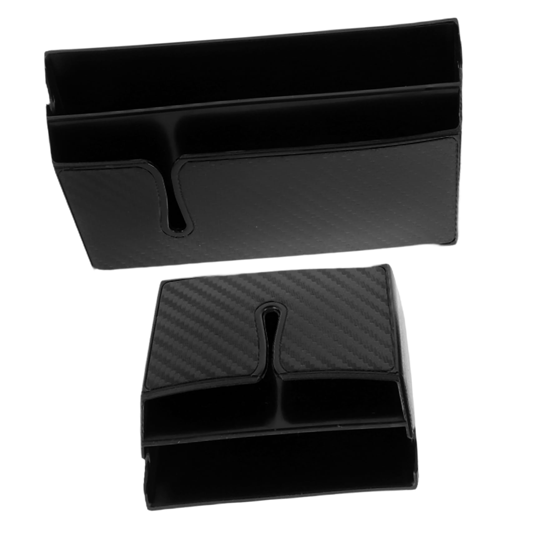 GANAZONO 2pcs Car Accessories for Men Women Interior Car Storage Bag Organizer for Receipts Tickets Phones Auto Organizer Box Ca