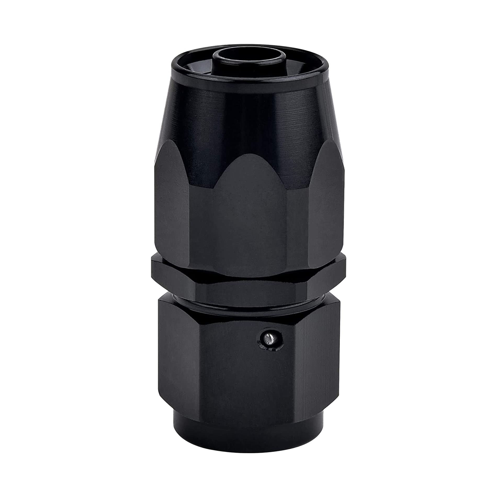 Evil Energy 4An Hose End Fitting Straight Swivel For Cpe Braided Hose Black