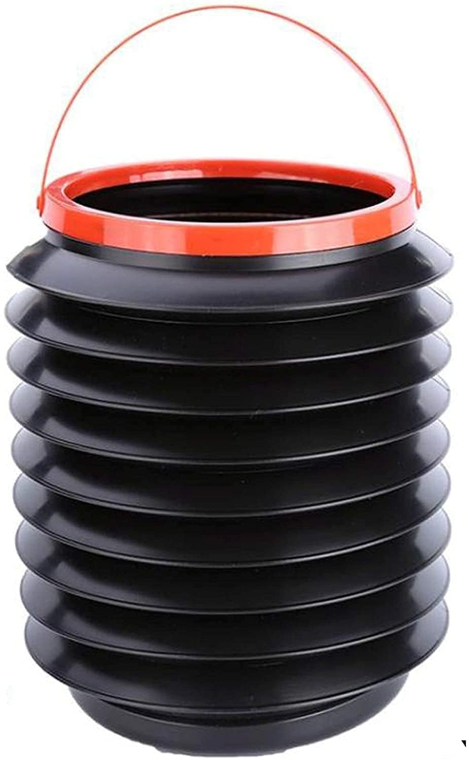 Drumstone (    Foldable Car Trash Can & Organizer: 4L Collapsible Bucket, Leakproof, Portable Storage Bin for Travel, Camping, F