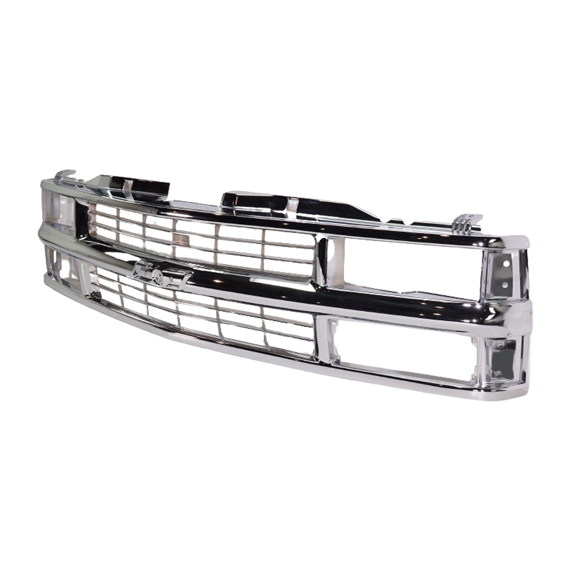 Garage-Pro Grille Assembly Compatible With 1994 Chevrolet Blazer, Fits 1994-1999 Chevrolet C1500 Chrome Shell and Insert Plastic