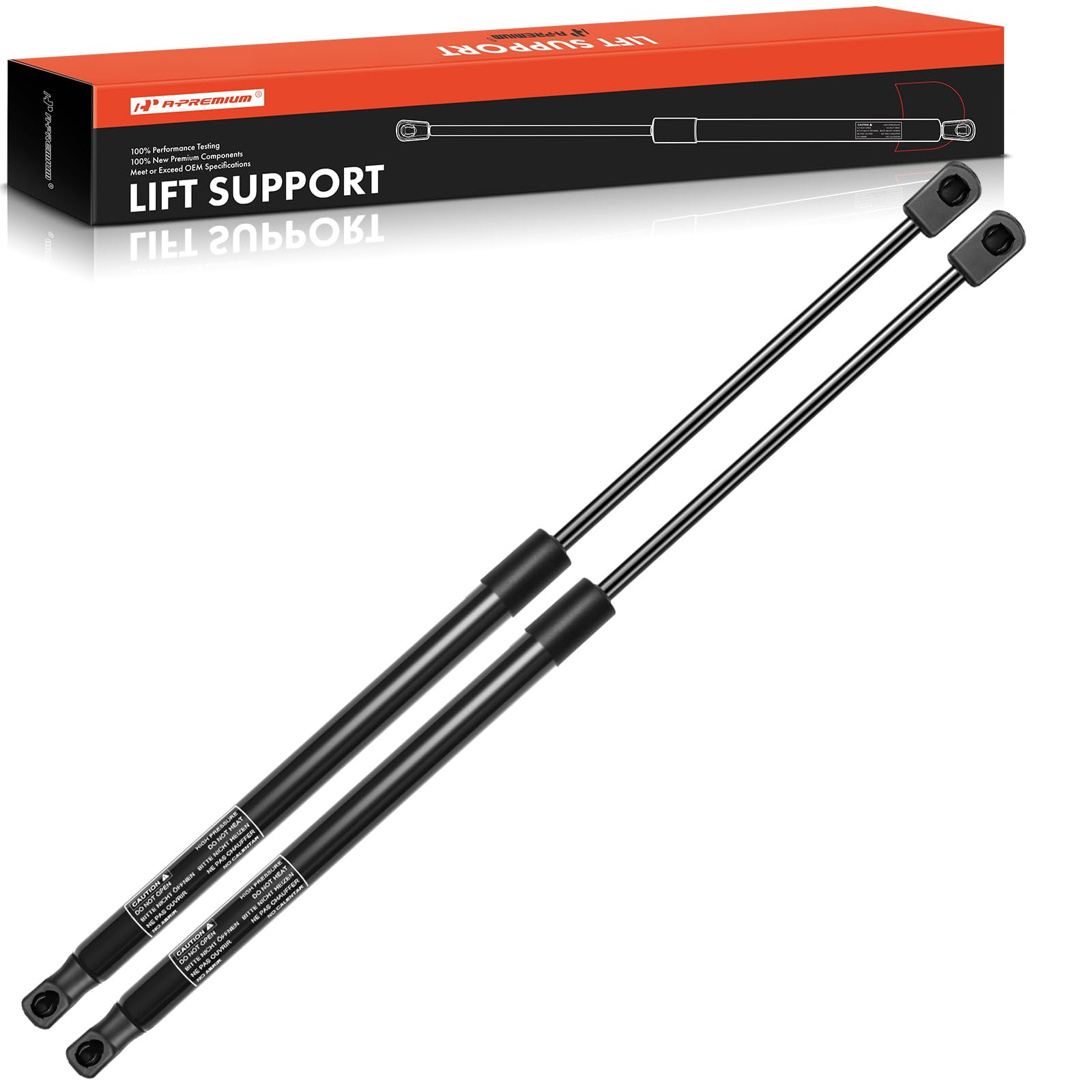 A-Premium Tailgate Rear Hatch Lift Supports Shock Struts Gas Spring Prop Compatible With Select Kia Models- Rio 2012 2013 2014 2