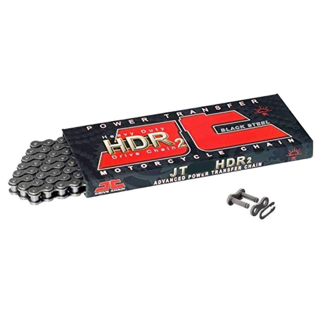 Jt Chain Jtc420Hdr120Sl (420 Series) Black Steel 120 Link Heavy Duty Non O-Ring Chain With Connecting Link