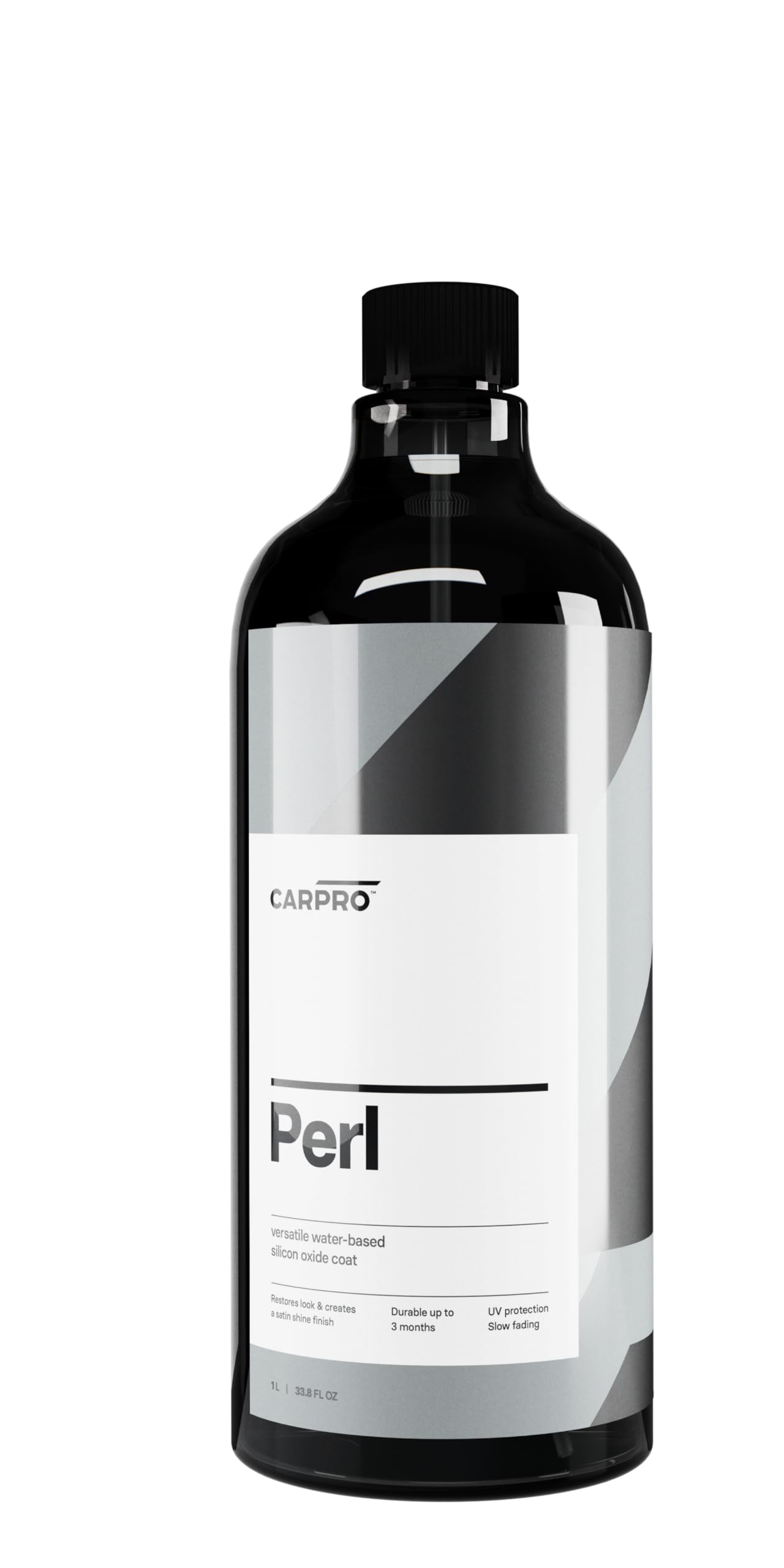 Carpro Perl Plastic & Rubber Protectant - [Plastic, Engine, Rubber, Leather] - Concentrated Tire Dressing, Water Based Uv Protection, Satin Finish - 1 Liter (34Oz)