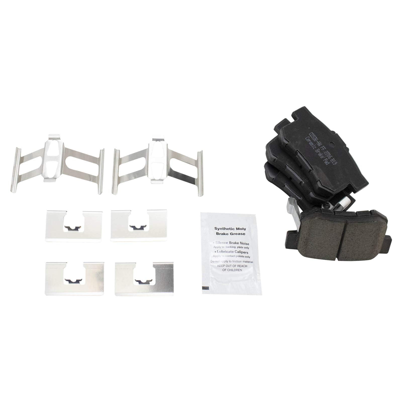 Trq Rear Brake Pad & Rotor Kit Brake Pads Brake Rotor Ceramic Compatible With 2002-2004 Honda Cr-V