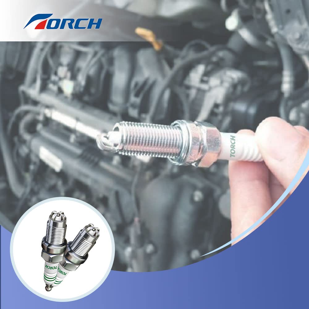 TORCH 2PK Spark Plug Replacement for NGK 6535/CR5HSB, Brisk NAR17, Champion 808, Honda GX31 GX100 GXH50
