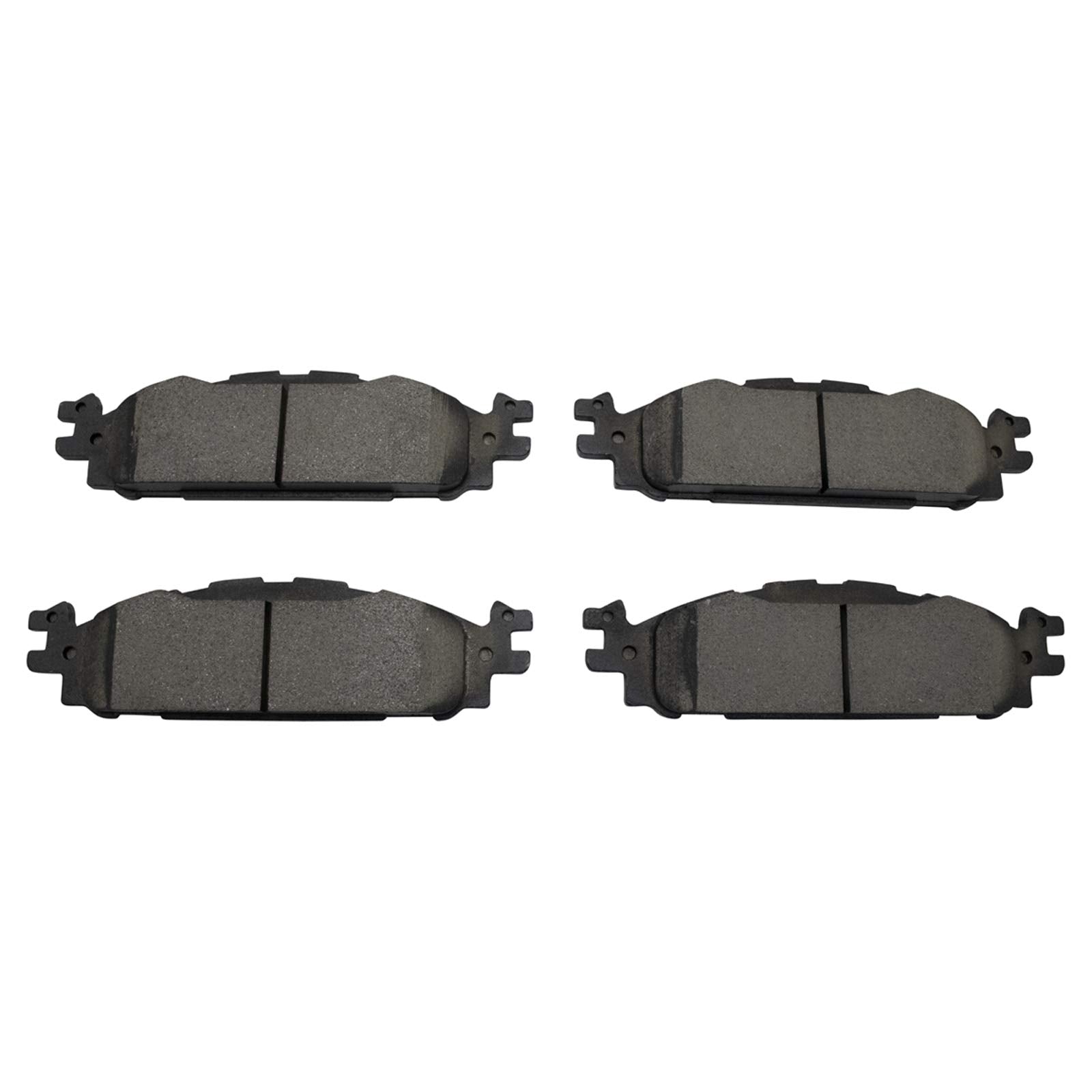 Trq Front Brake Pad & Rotor Kit Brake Pads Brake Rotor Ceramic Compatible With 2011-2019 Ford Explorer 2009-2019 Flex 2010-2019