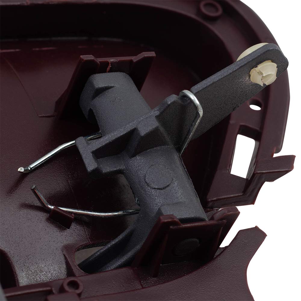 Brock Replacement Drivers Inside Inner Red Door Handle Compatible With 95-02 Pickup Truck 15708049