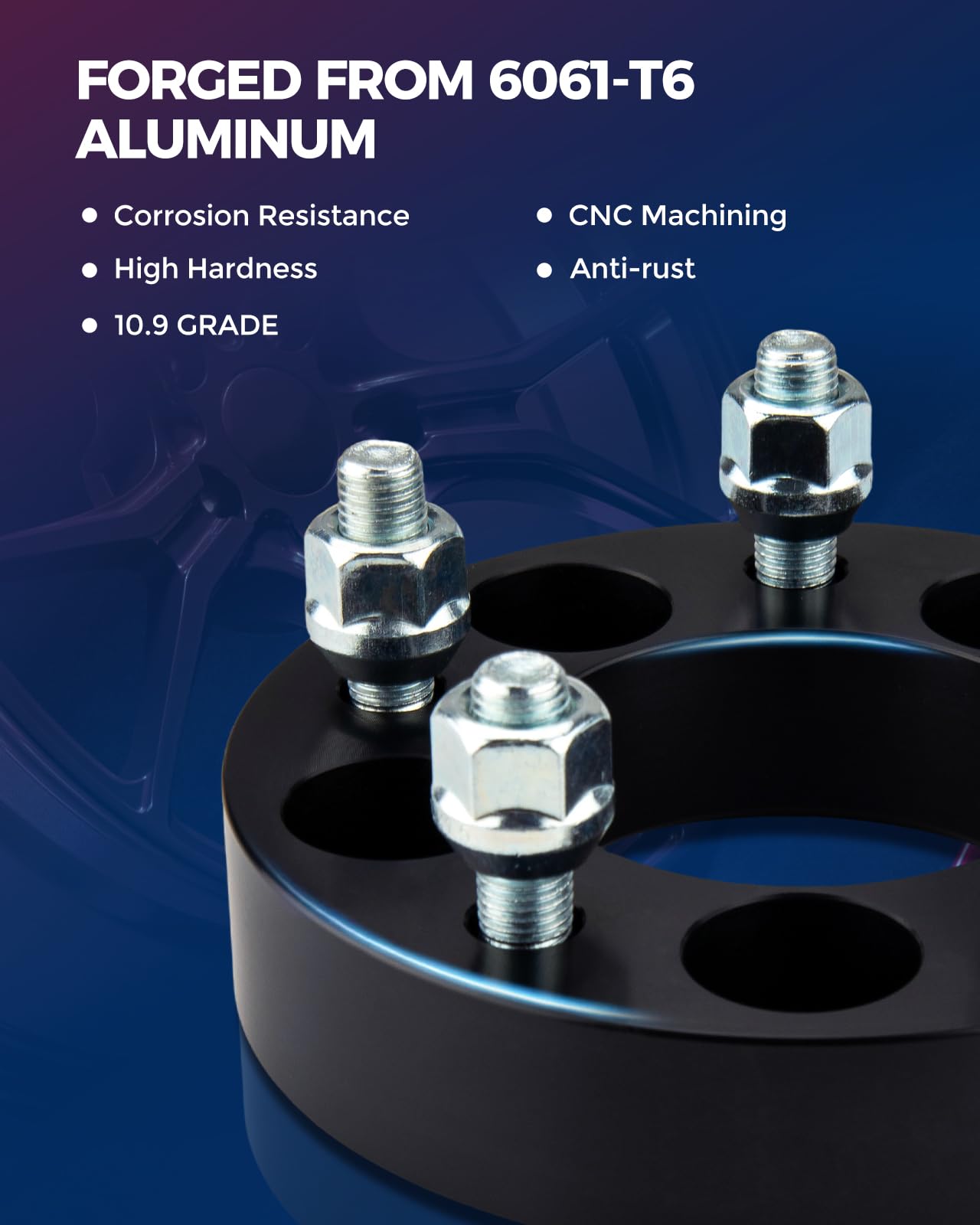 Kax 5X135 Wheel Spacers,2 Inch 5 Lug Centric Wheel Spacers Fit For F-15-0, Expedition With M14X2 Studs 87.1Mm Hub Bore,4Pcs