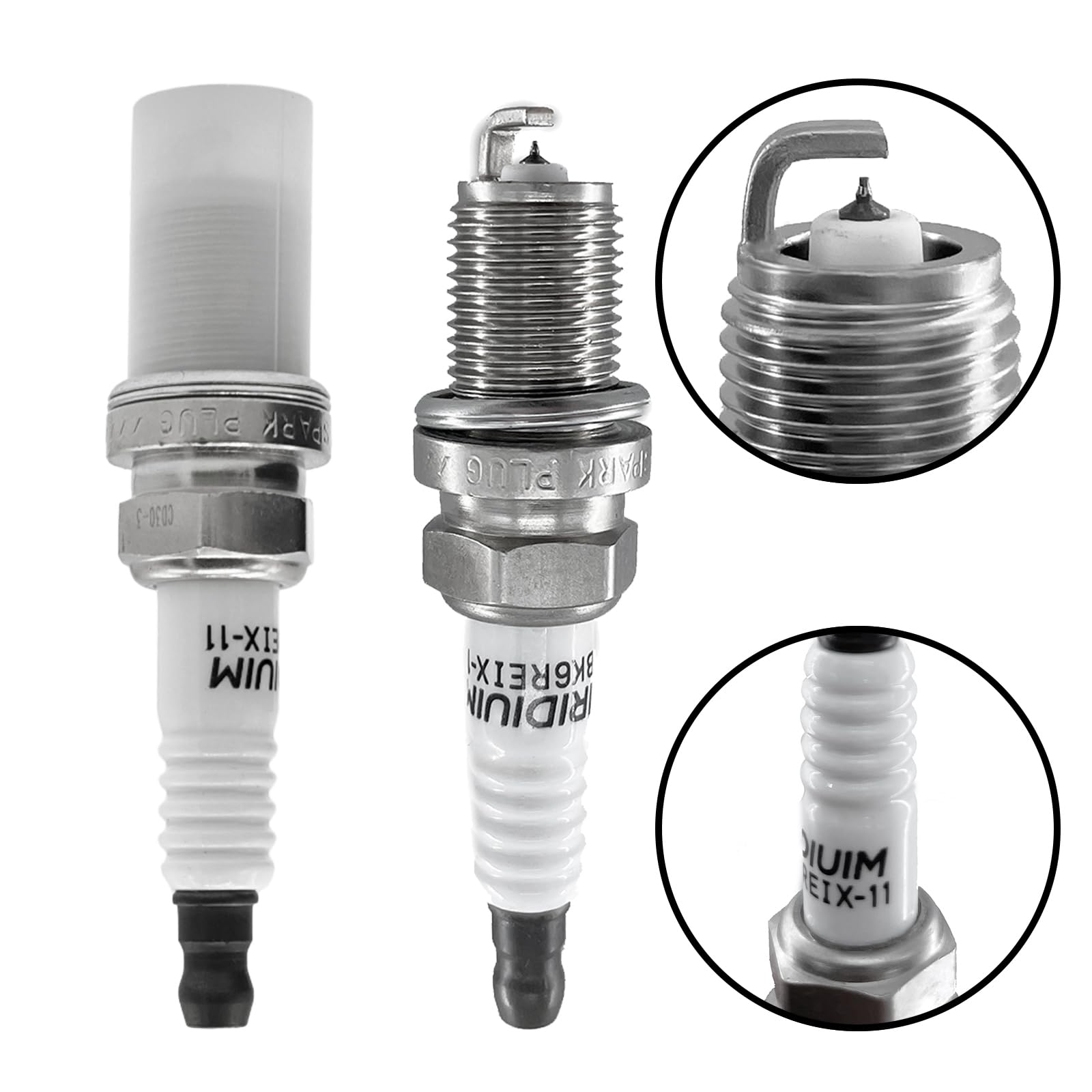 Oyeauto Iridium Spark Plugs 4 Pack 7090 Bkr5Egp Fit For Volkswagen Toyota Subaru Honda Audi Hyundai Mitsubishi Nissan Mini Kia S