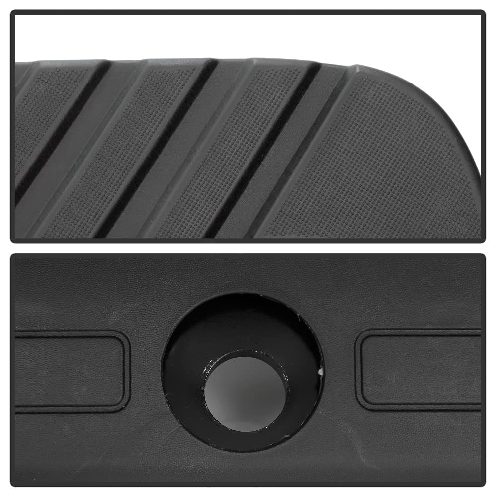 Acanii - For 2009-2014 Ford F150 Pickup Styleside Bed W/O Sensor & Hitch Hole Chrome Steel Complete Rear Bumper Assembly