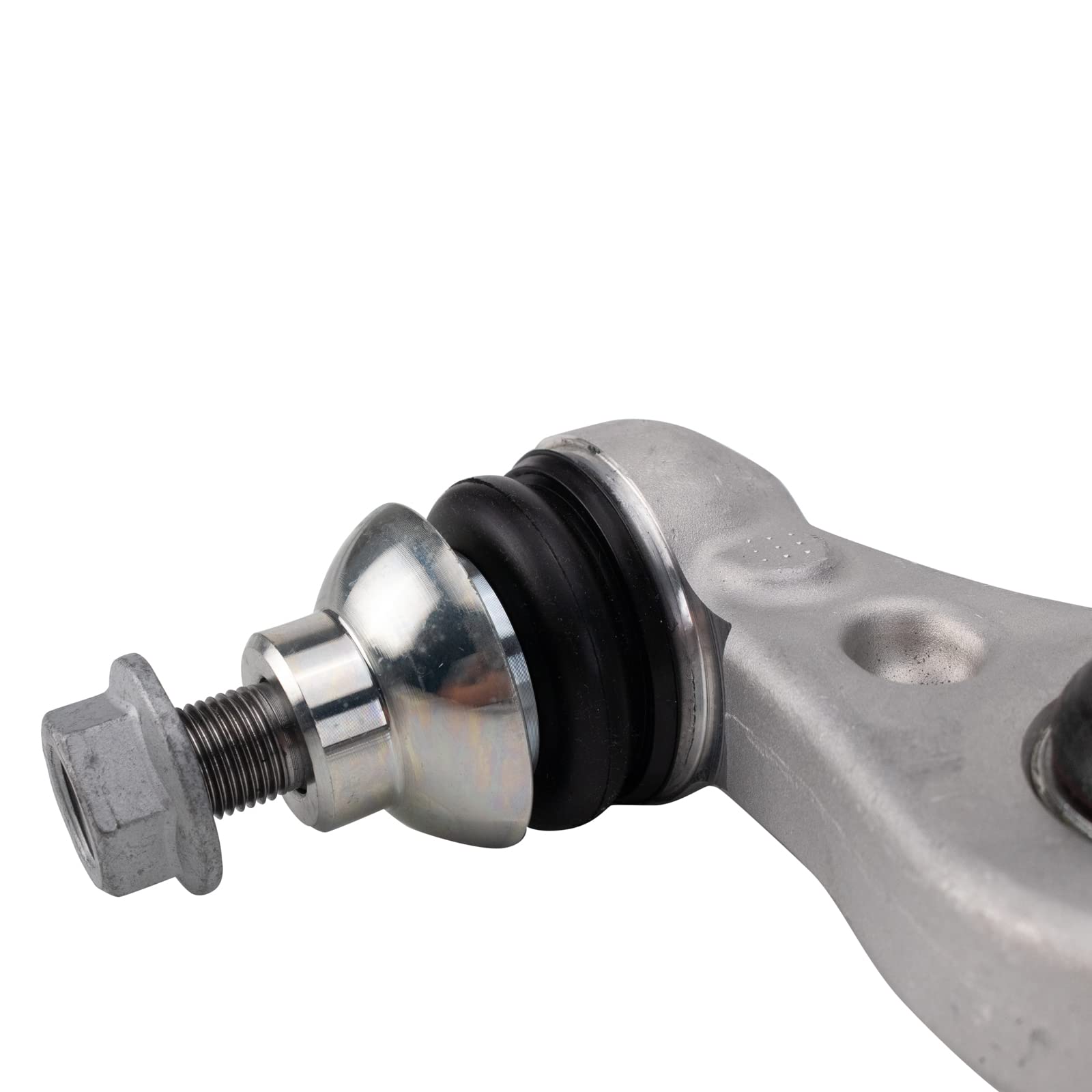 TRQ Front Left Lower Control Arm with Ball Joint, Aluminum, Silver, Compatible with 2015-22 Mercedes-Benz Models, Model PSA45784