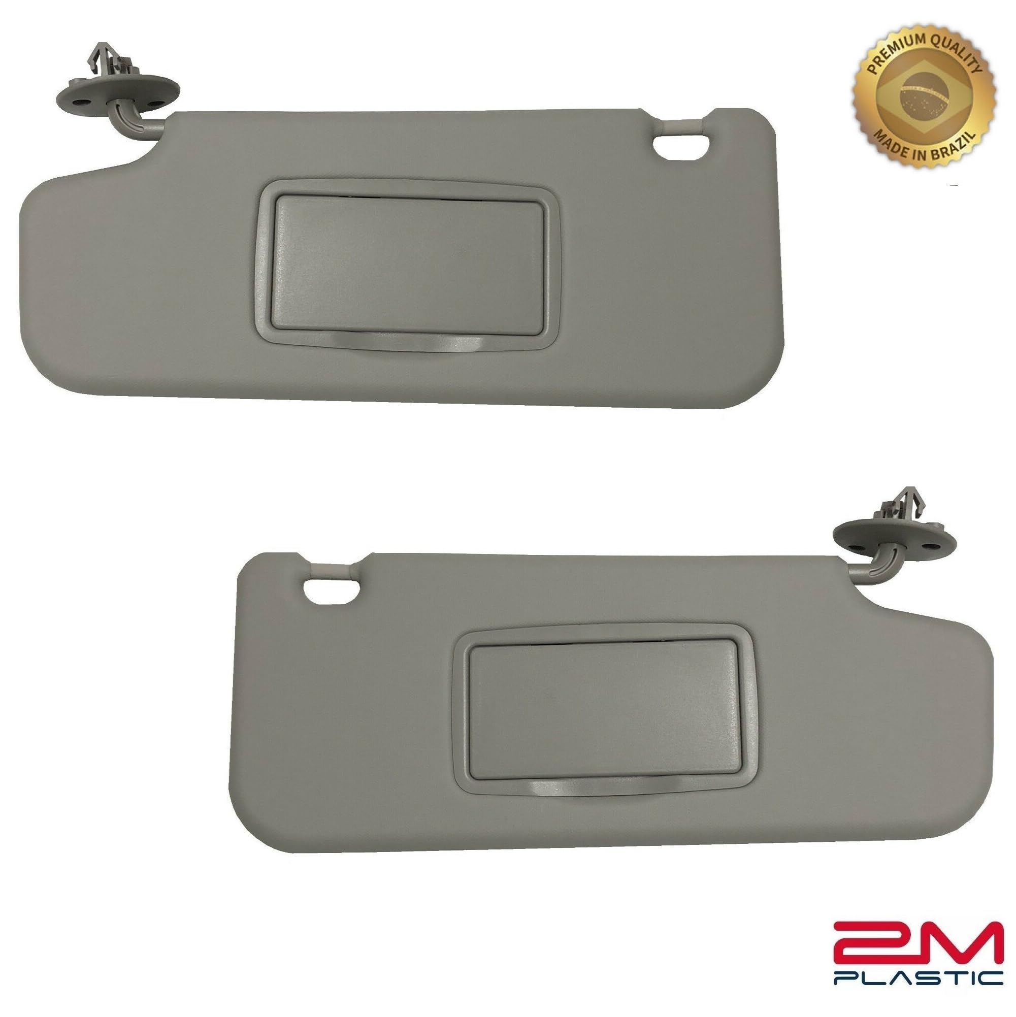 Sun Visor fits for Chevy Sonic 2012-2020 Spark 2011-2022 Passenger and Driver Sides Right + Left LH + RH Gray Replacement 2M Pla