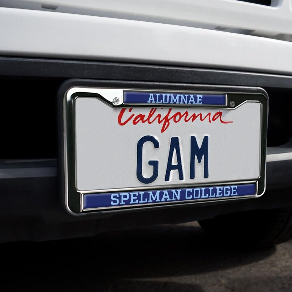 GRAPHICS & MORE Spelman College Alumni Metal License Plate Frame - Full Size, Spelman Jaguars Color