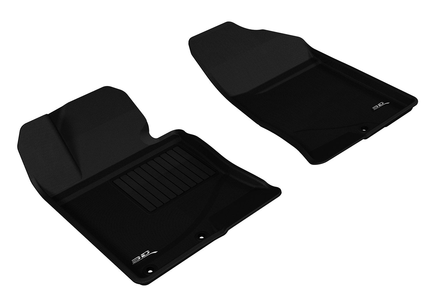 3D MAXpider 20112015 Kia Optima Kagu 1st Row Floormat  Black (L1KA02511509)