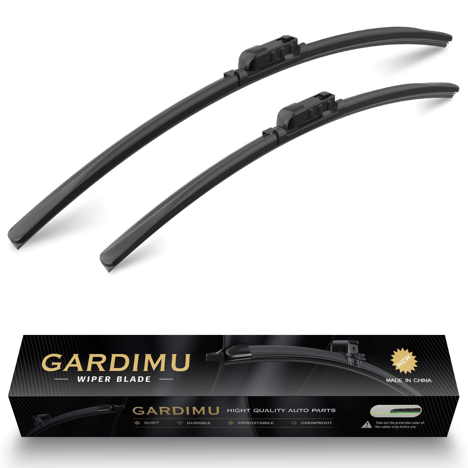Gardimu Front And Rear Windshield Wiper Blades, 3 Pcs Front And Back Windshield Wipers Blades Replacement For Chevy Equinox 2010