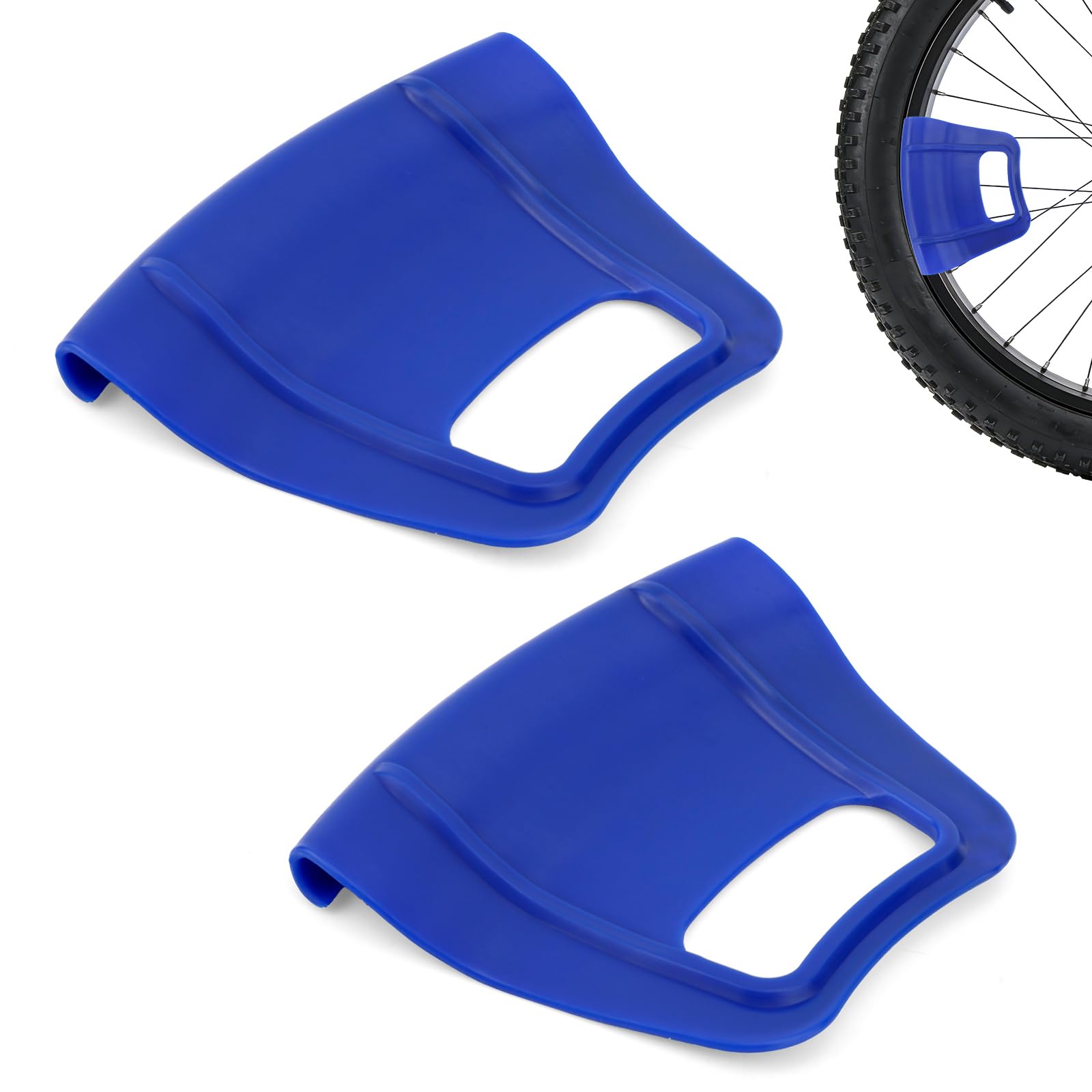 Fukaisu 2pcs Tire Change Rim Protectors, Durable Plastic Wheel Changing Rim Protectors Automobile Wheel Replace Accessories for 