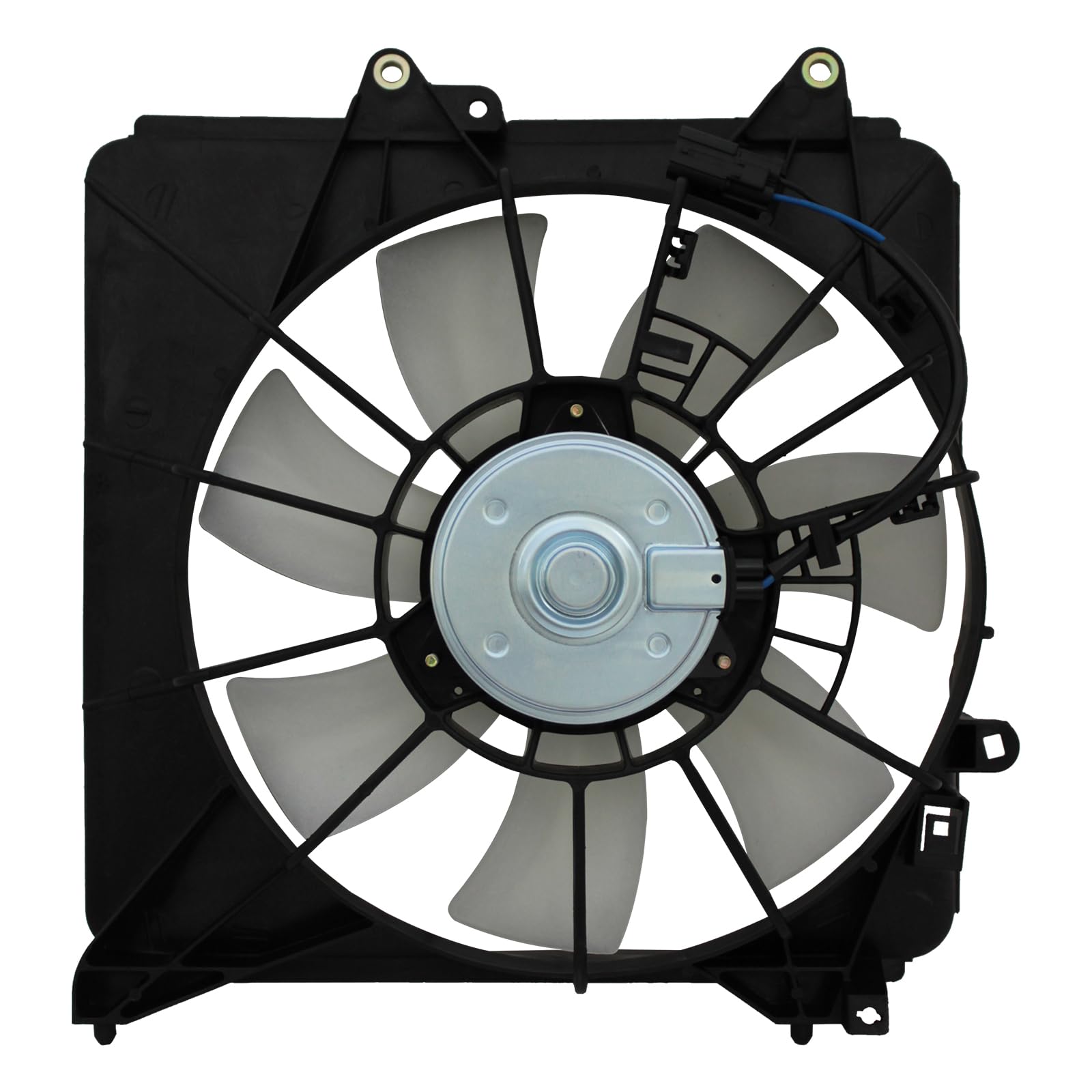 TYG Upgraded Cooling Fan Assembly for 2009-2013 Honda Fit 1.5L MT | Racing-Level OE Replacement Engine Radiator for 38611-RBB-00