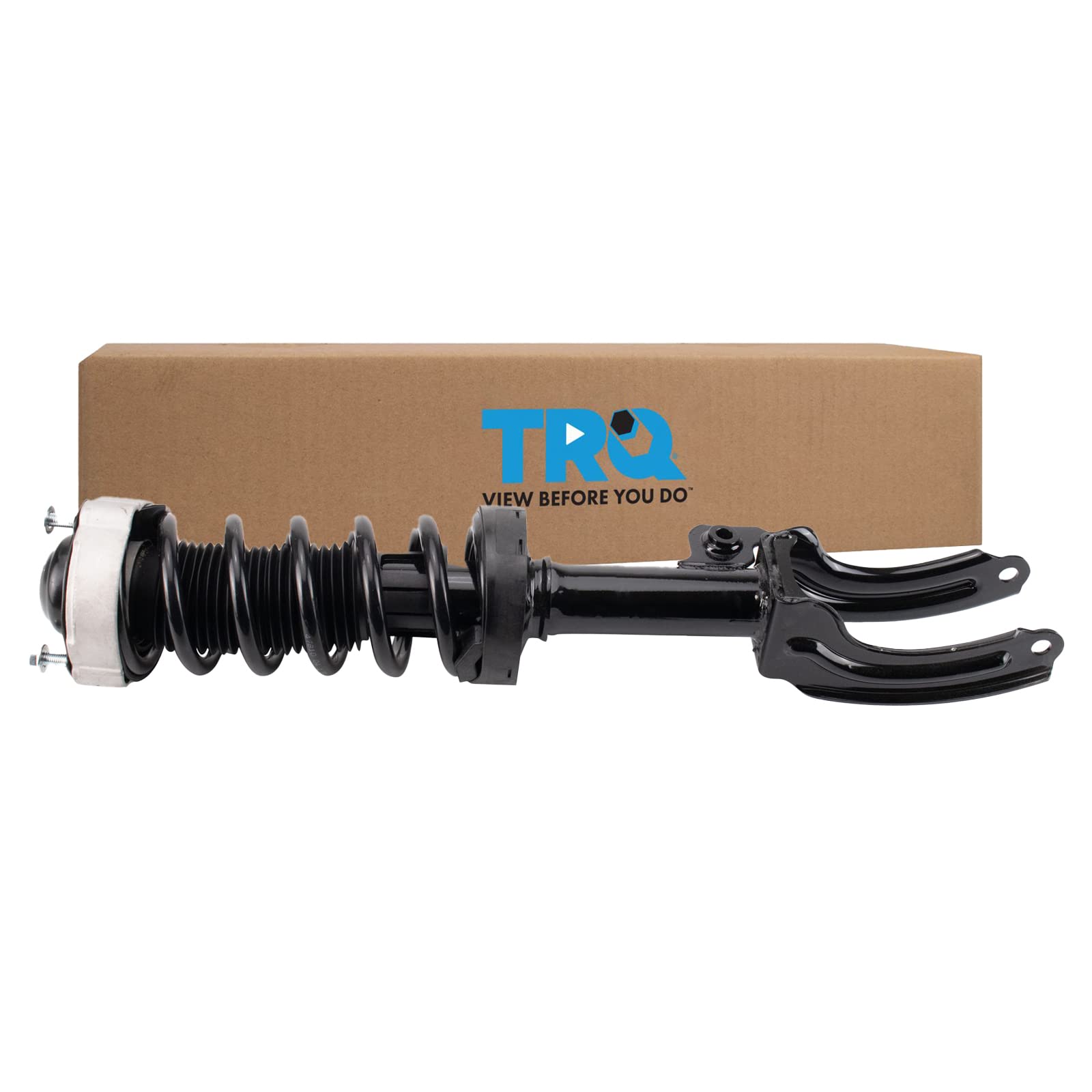 Trq Front Right Complete Strut & Coil Spring Assembly Passenger Side Compatible With 2011-2018 Porsche Cayenne