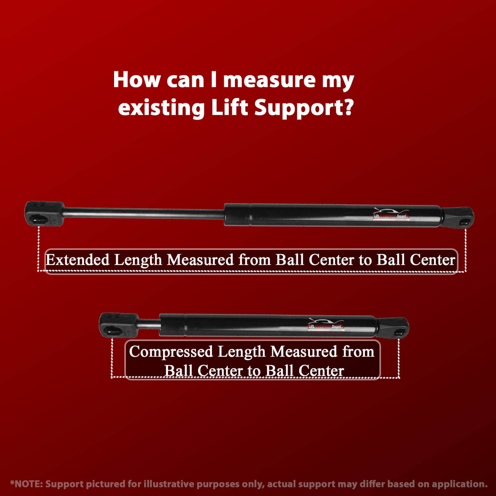 Lift Supports Depot Qty (2) Compatible With Subaru Outback Wagon 15 To 19 Tailgate Lift Supports W/O Brackets Shocks Struts