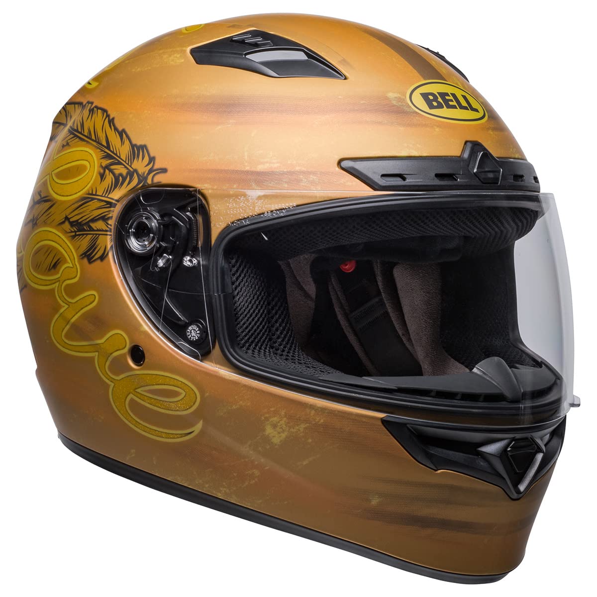 Bell Qualifier Dlx Mips Street Helmet (Hart Luck Live Matte Gold - 2X-Large)