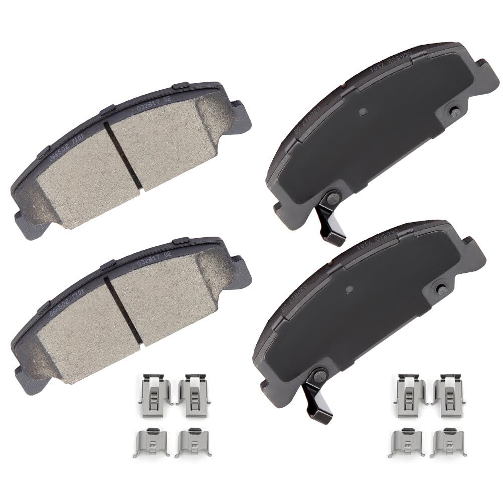 Eccpp D1275-8391 D1421-8536 Rear & Front Ceramic Disc Brake Pad Set Fit For Chevrolet Equinox 2010-2017,For Gmc Terrain 2010-201