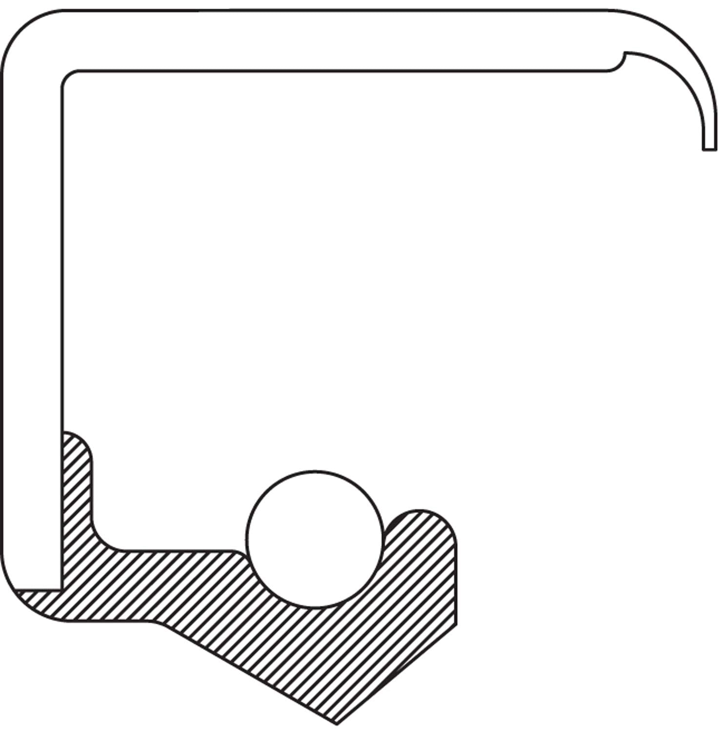 National 8660S Wheel Seal