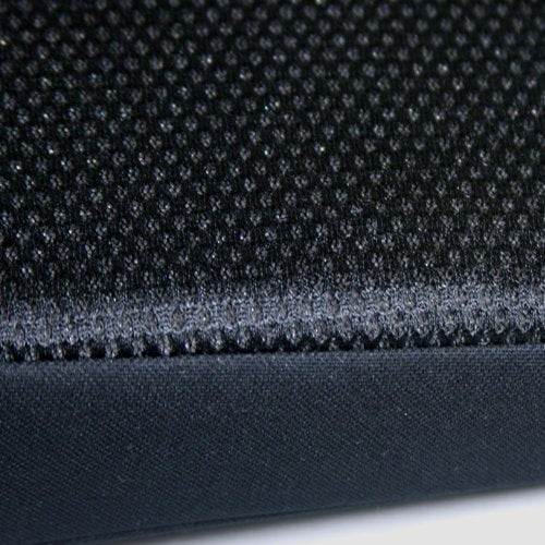 Yupbizauto New Breathable Comfortable Ergonomic Wedge Car Seat Office Chair Back Support Cushion (Black Mesh)