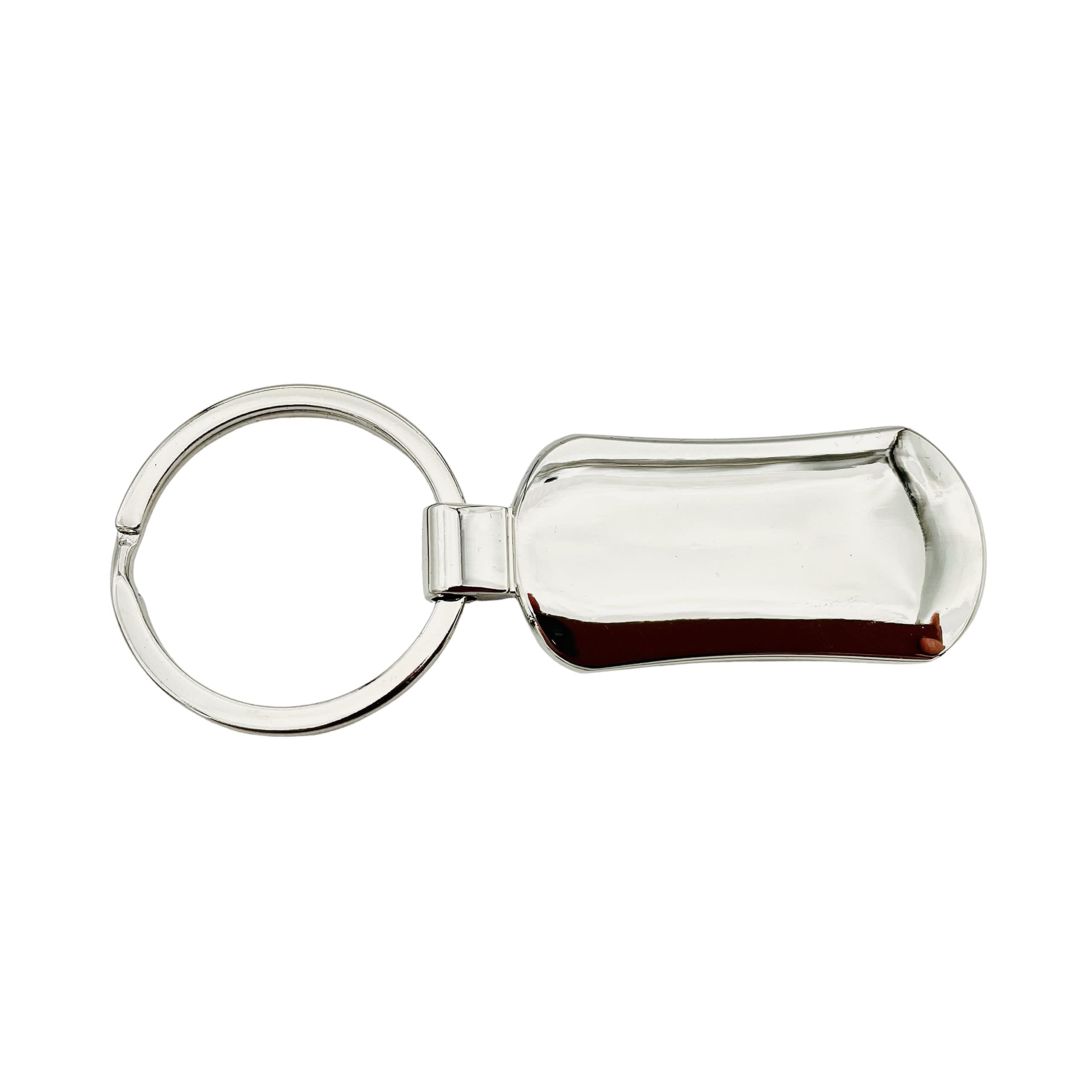 Freightliner Chrome Metal Keychain - Large Size Key Chain Tag Fob