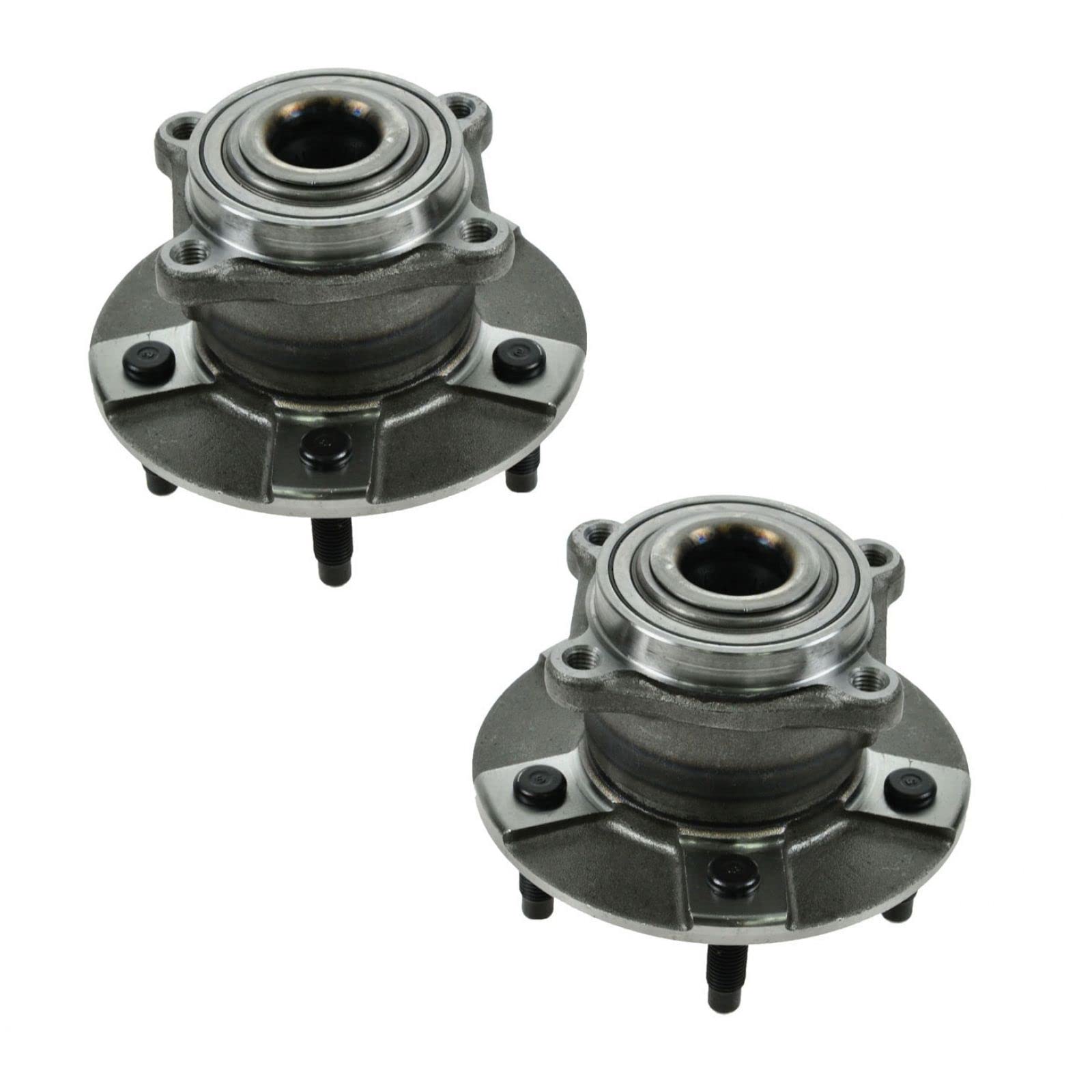 Trq Rear Wheel Hub Bearings Assembly Set Compatible With 2005 Chevrolet Equinox 2006 Pontiac Torrent 2002-2007 Saturn Vue