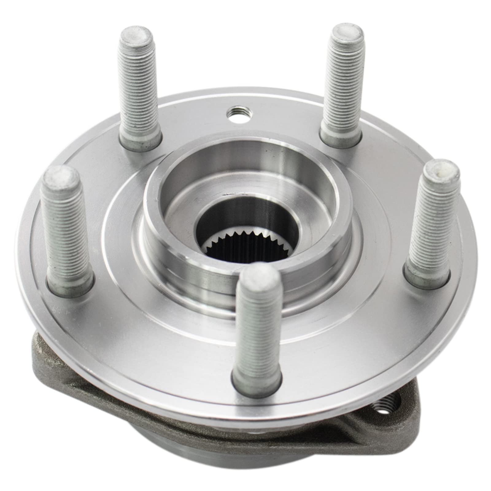 Trq Front Wheel Hub Bearings Assembly Set Compatible With 2020-2023 Jeep Gladiator 2018-2023 Wrangler
