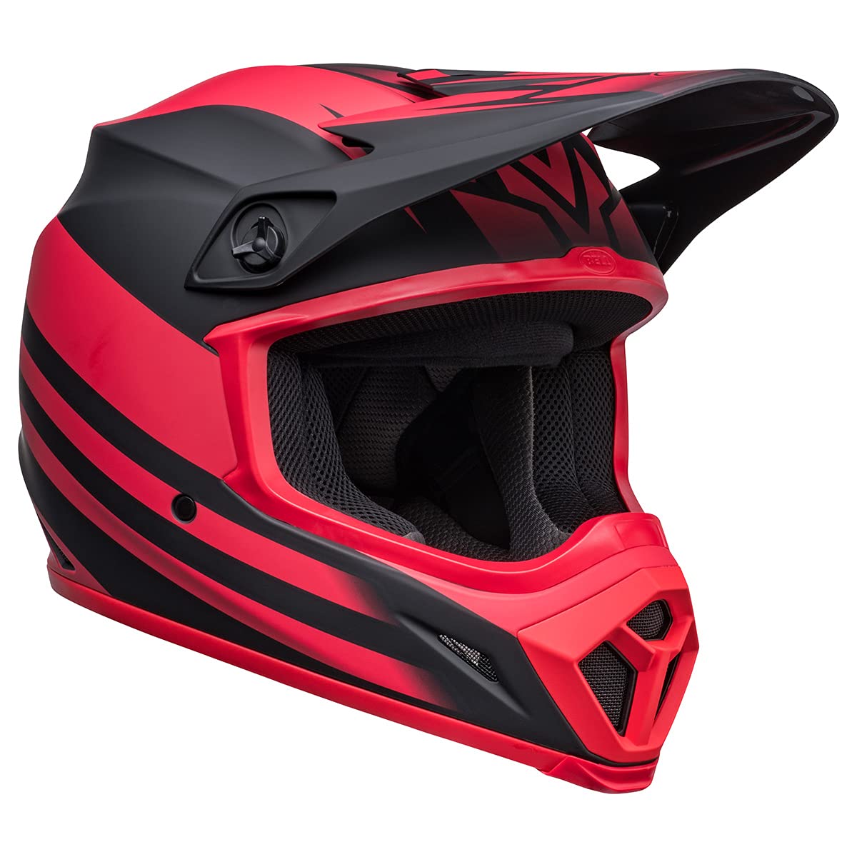 Bell Mx-9 Mips Dirt Helmet (Disrupt Matte Black/Red - X-Large)
