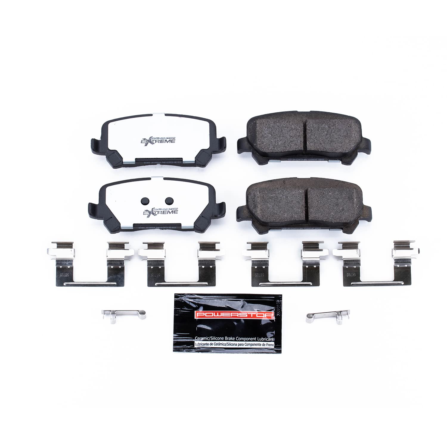Power Stop Z36-1806 Rear Z36 Truck & Tow Carbon Fiber-Ceramic Brake Pads with Hardware For Chevrolet Colorado 2015-2020, GMC Can