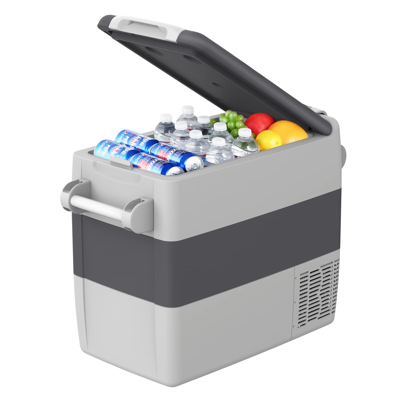 Setpower Aj50 12V Refrigerator 53 Quart Electric Cooler Car Refrigerator 12V Portable Fridge Freezer 12/24V Dc For Vehicles Truc