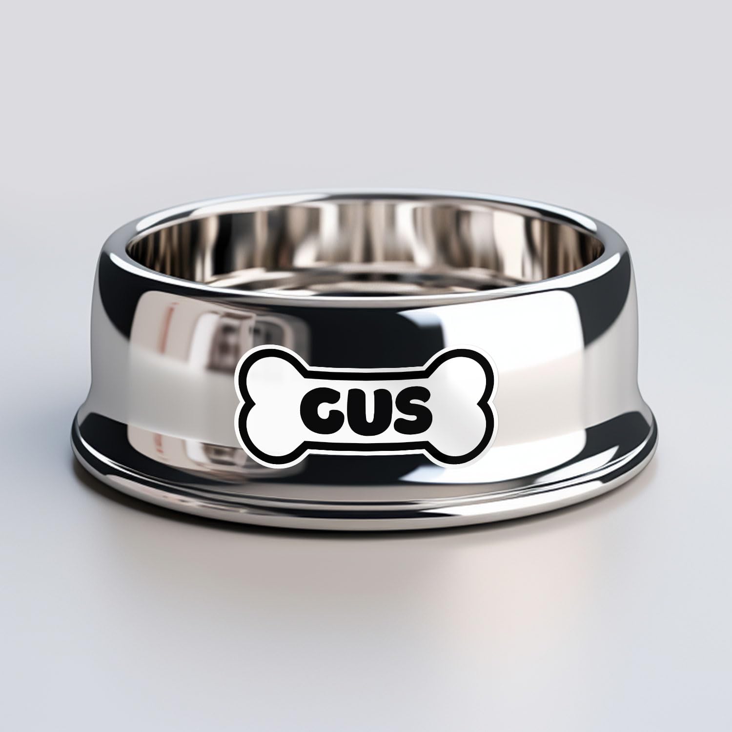 Gus Dog Name Sticker - Waterproof Vinyl Decal For Car Bumper, Laptop, Water Bottle, Wall, And Window, Size - 8'' Longer Side