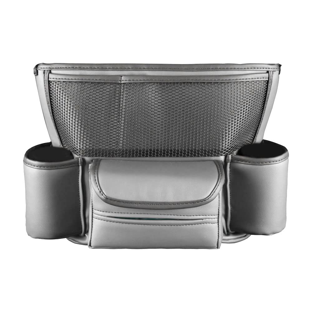 CATKOO Car Storage Bag Center Console Storage Organizer Front Seat Leather Barrier Handbag Holder Large Capacity