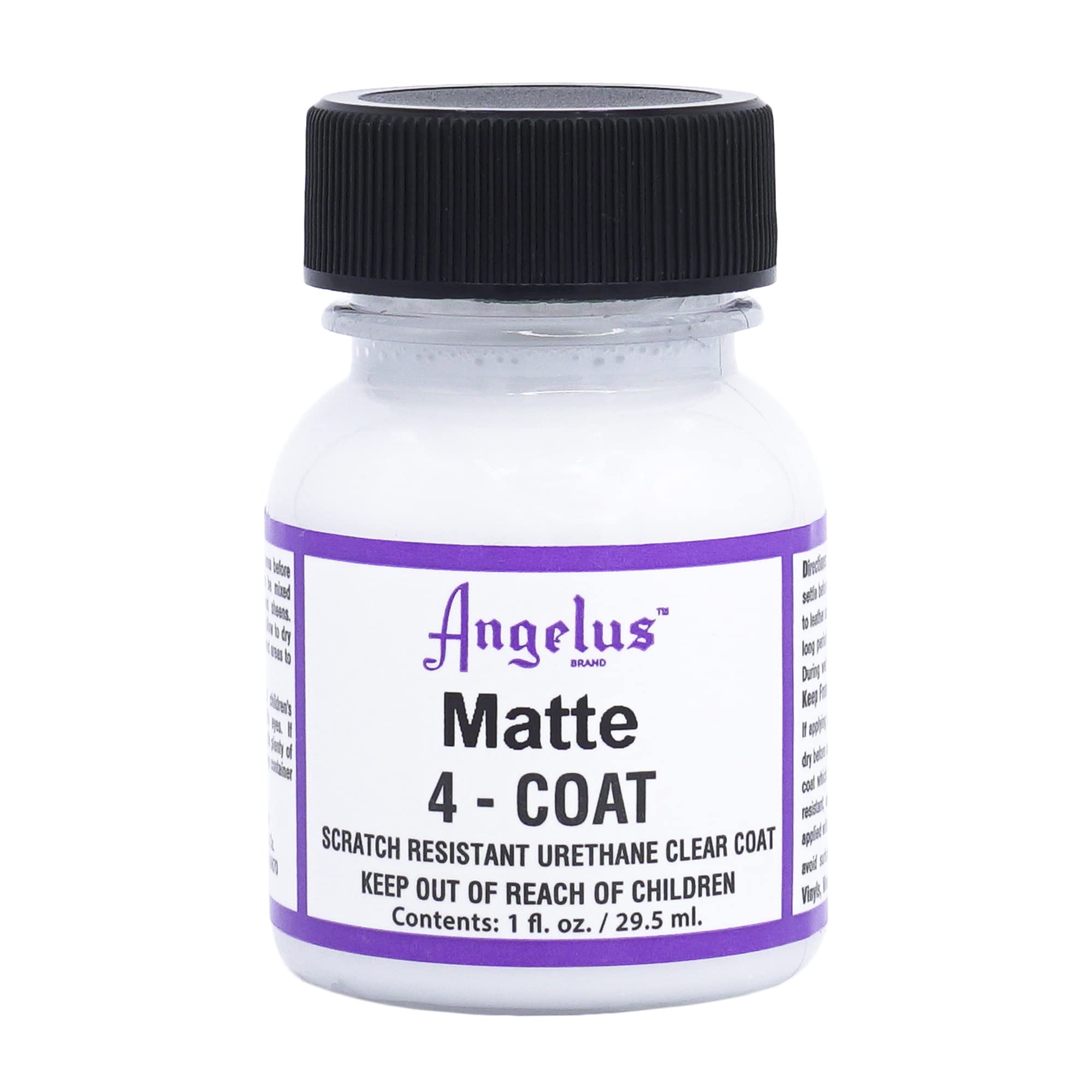 Angelus 4-Coat Finisher, 1 Ounce Bottle, Matte (902-01-000)