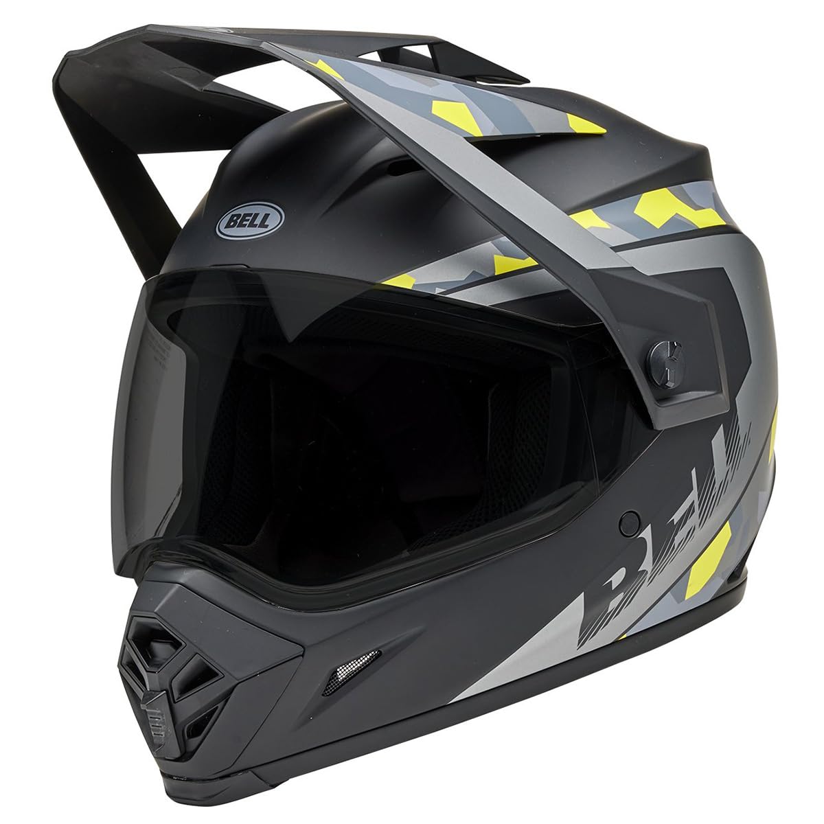 Bell Mx-9 Adventure Mips Dirt Helmet (Matte Mesa Black/Yellow Camo - X-Large)