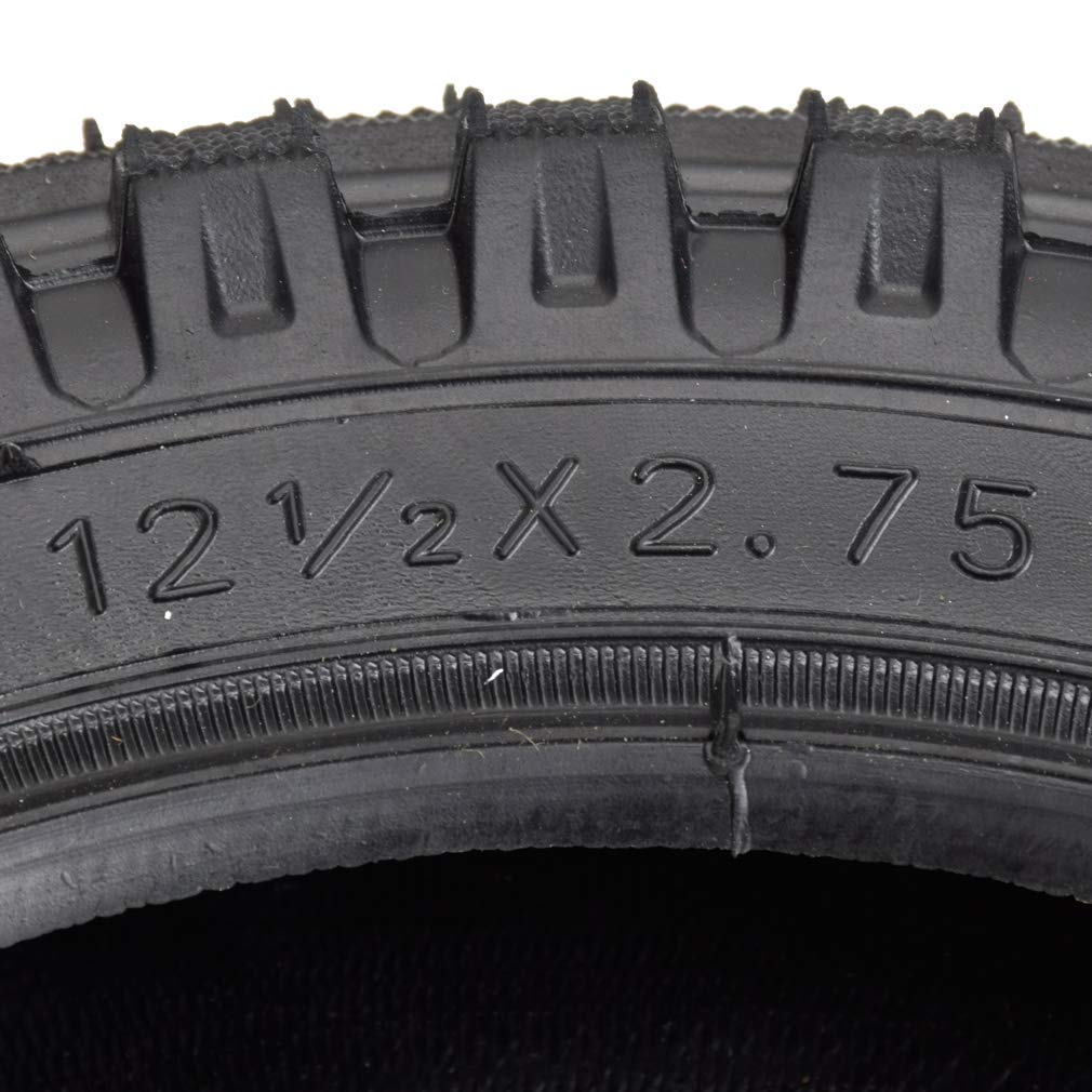 Hiaors 12.5X2.75 (12-1/2X2.75) Tire & Inner Tube Set For Razor Mx350 Mx400 Dirt Rocket, X-Treme X-560 Ezip 750 500 Mini Pocket Bikes Gas Scooters Electric Dirt Bike