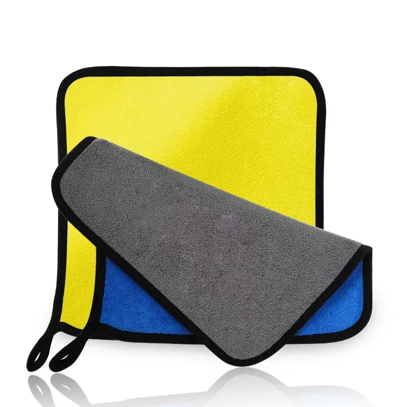 Orrda Large Soft & Quick Drying Microfiber Cloth for Car/Car Microfiber Cleaning Cloth, Microfiber Cloth for Car Cleaning, Polis