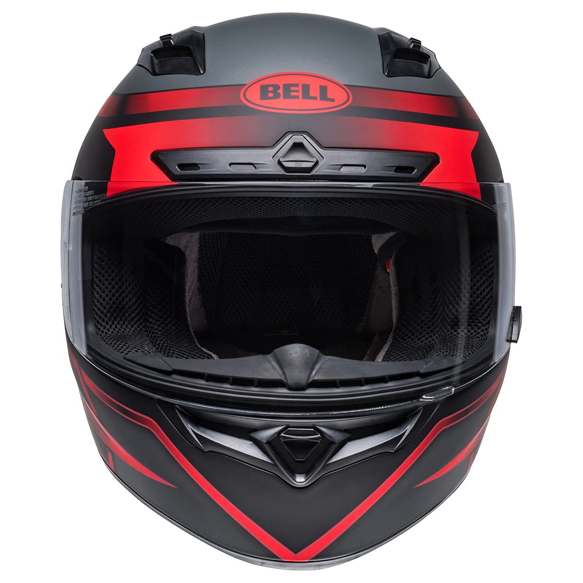 Bell Qualifier Dlx Mips Street Helmet (Raiser Matte Black/Crimson - Large)