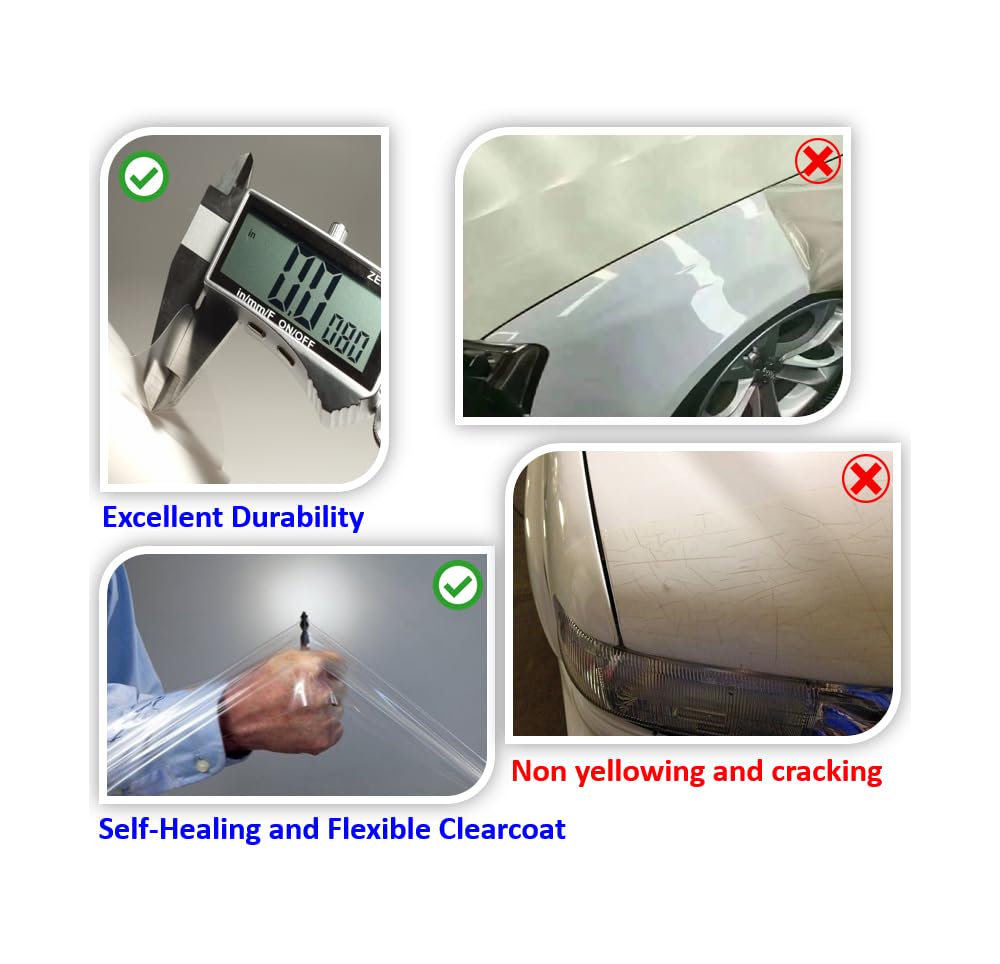 3M 5Pcs Car Door Handle Cup Protector/Sticker/Guard, 3M Ppf(Paint Protection Film) Pro Series, Clear(Transparent), Anti Scratch,
