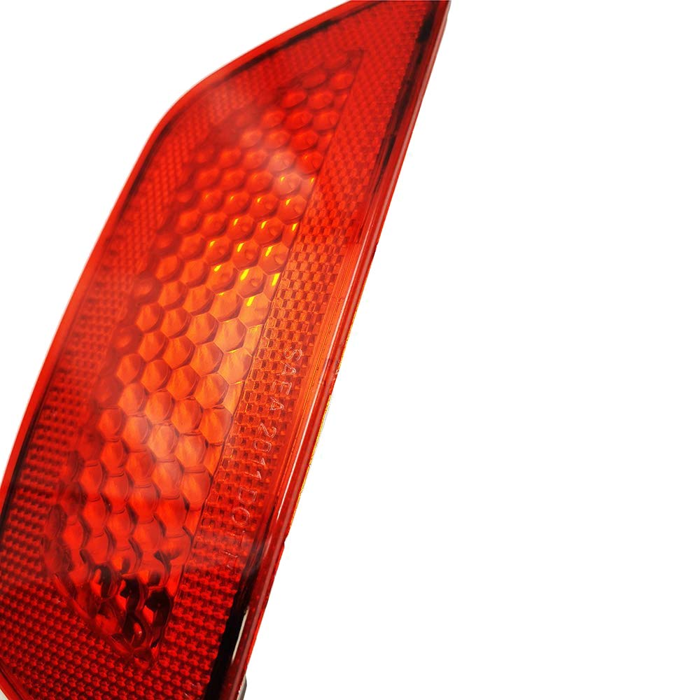 Gsrecy Rear Bumper Trim Reflector Light Lamp Replacement For Jeep Grand Cherokee Compass Dodge (Right)