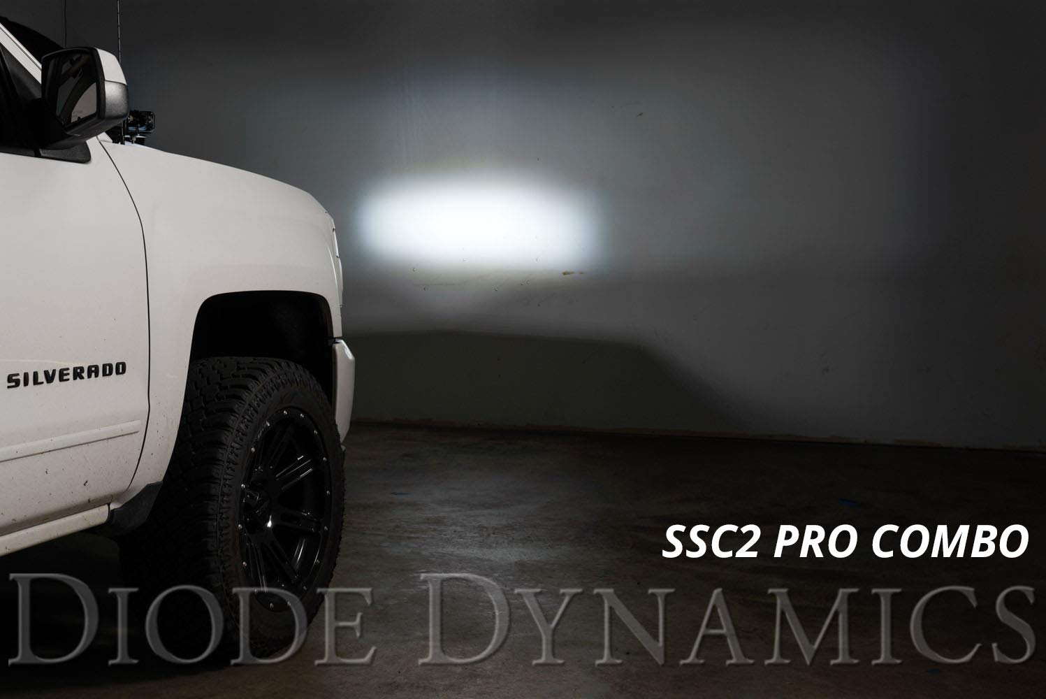 Diode Dynamics Stage Series Backlit Ditch Light Kit Compatible With Chevrolet Silverado 1500 2014-2019, Bracket Only None