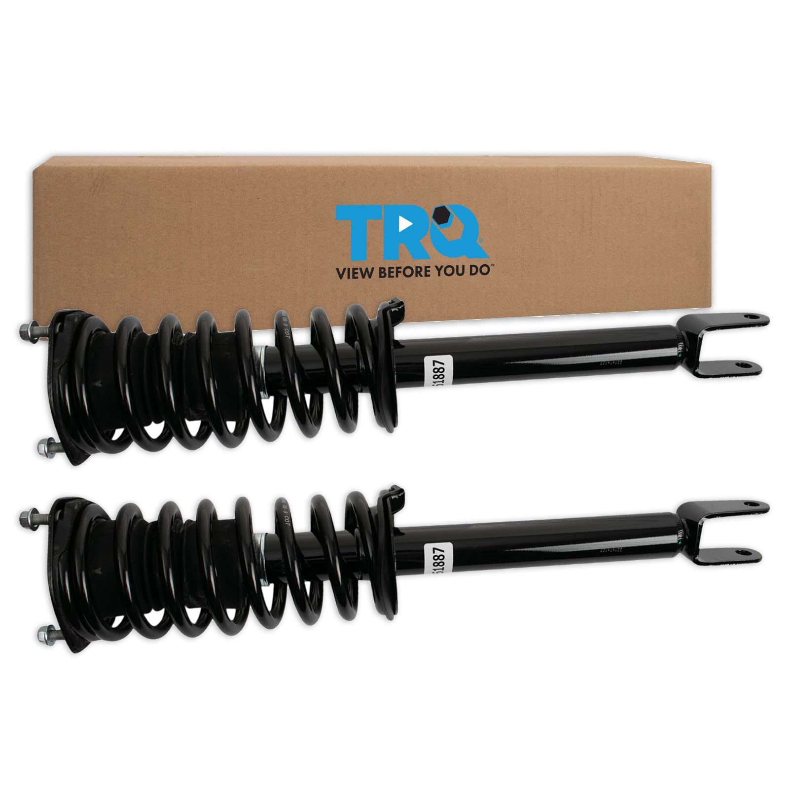 Trq Front Shock & Spring Assembly Set Compatible With 2007-2017 Lexus Ls460