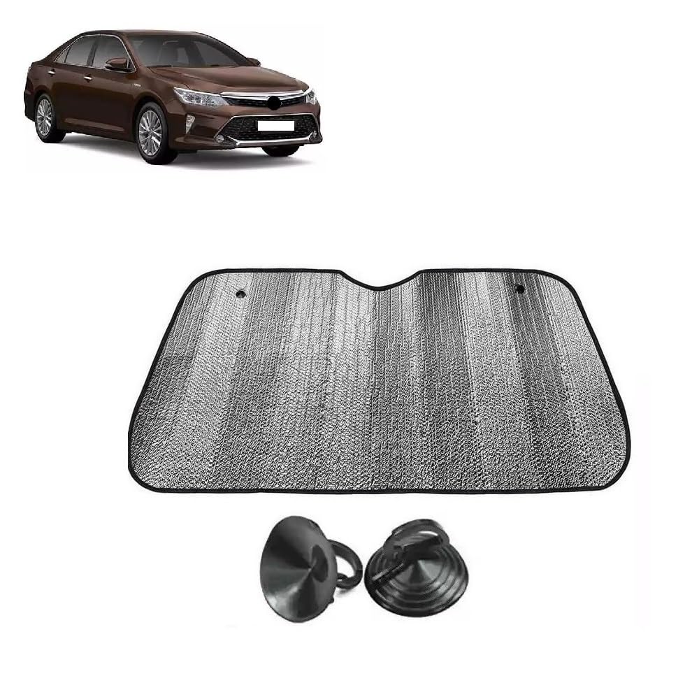 Car Windshield Sun Shade UV Rays Protector Silver Sunshade Solar Reflective Suitable for Camry