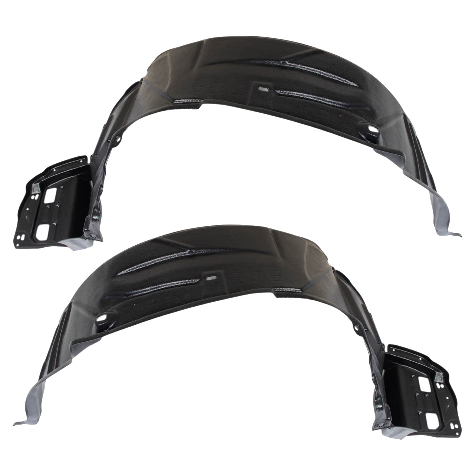 Trq Front Inner Fender Liner Set Compatible With 2005-2010 Chevrolet Cobalt 2007-2009 Pontiac G5 Gm1250121 Gm1251121