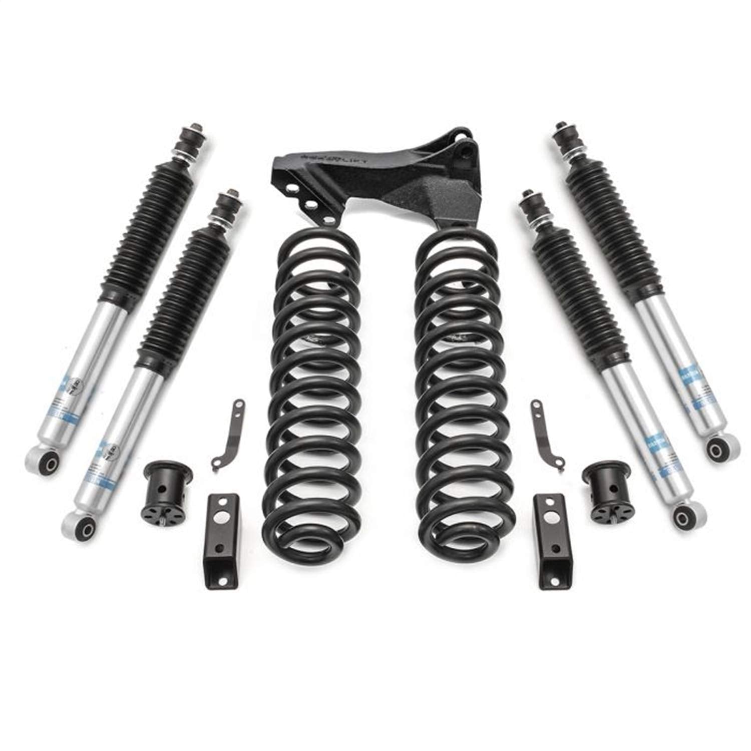 Readylift 46-2724 2.5'' Coil Spring Front Lift Kit With Bilstein Front And Rear Shocks And Front Track Bar Bracket For Ford F250/F350 Diesel 4Wd