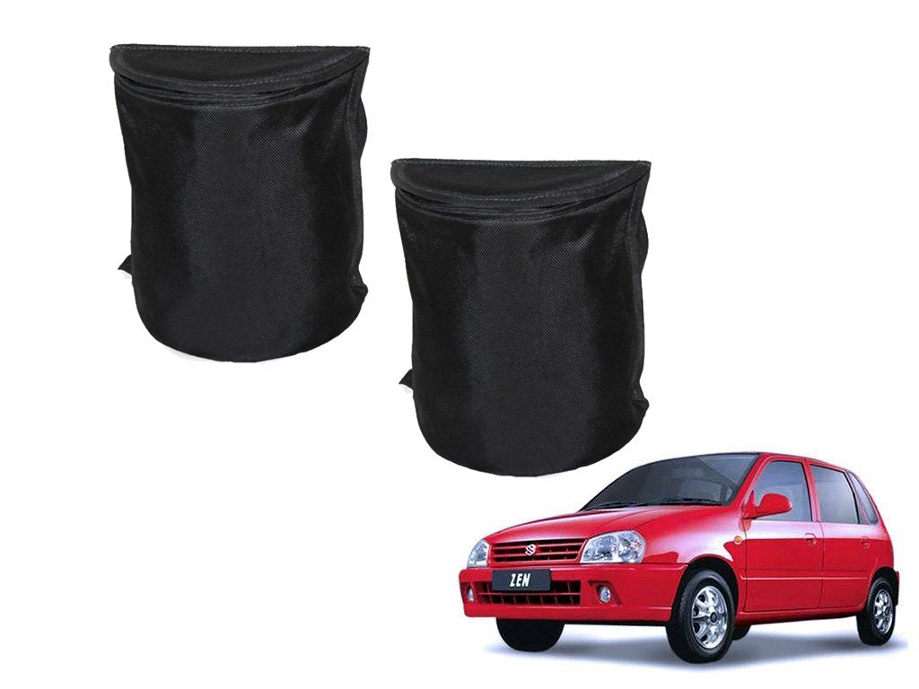 Kozdiko Semi Cylindrical Car Dustbin Set of 2 Pcs for Maruti Suzuki Zen