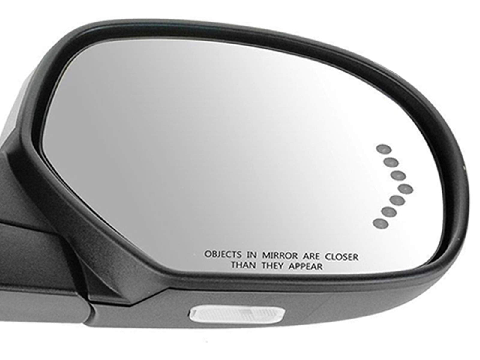 Apa Replacement Power Folding Mirror For 2007-2014 Silverado Sierra Yukon Tahoe Suburban Avalanche With 7 Dot Led Signal Power H