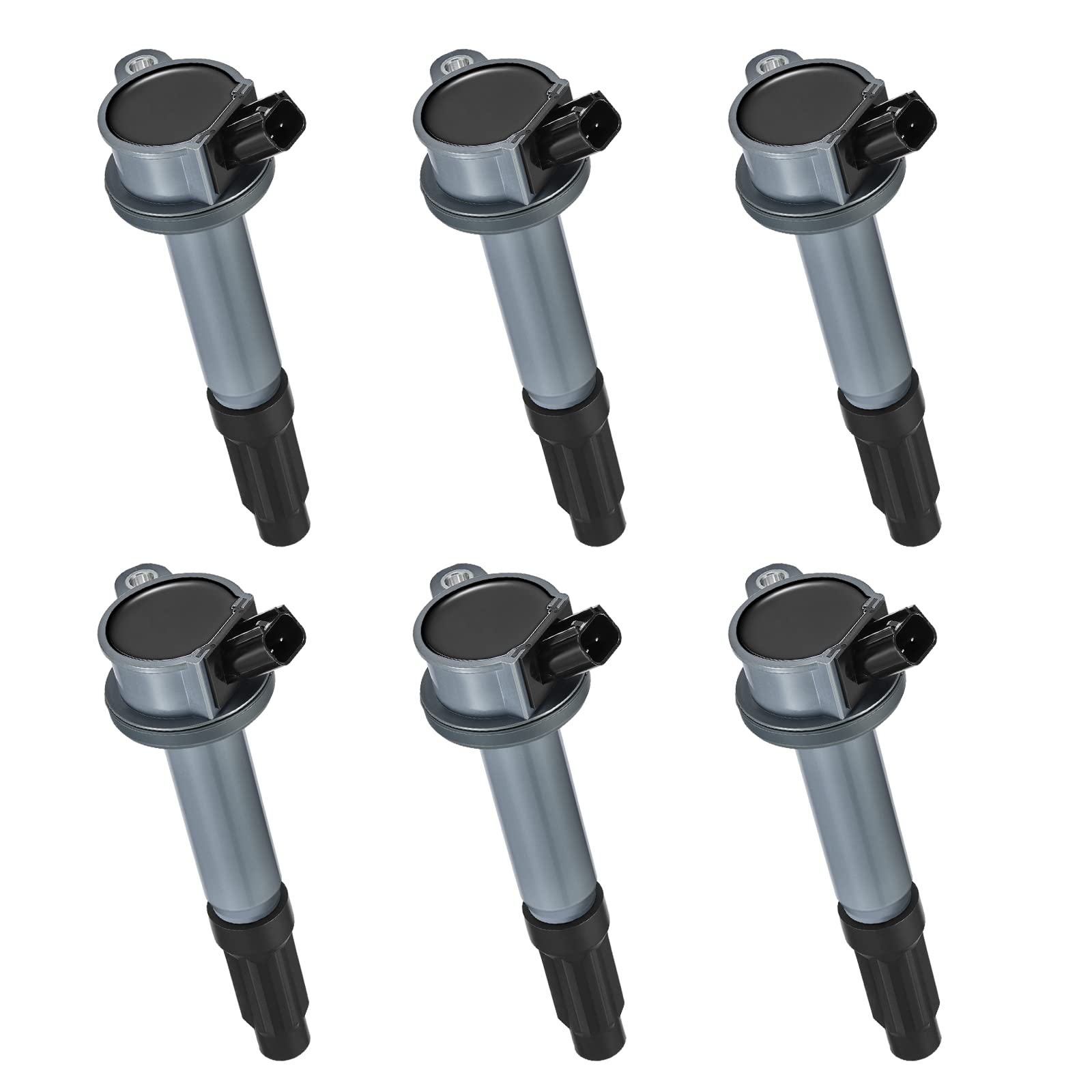 BDFHYK Ignition Coil Pack Set of 6 Compatible with Ford 2008-2012 Escape 2006-2012 Fusion, 2009-2011 Mercury, Mariner 2006-2011 